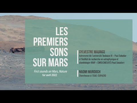 Les premiers sons sur Mars