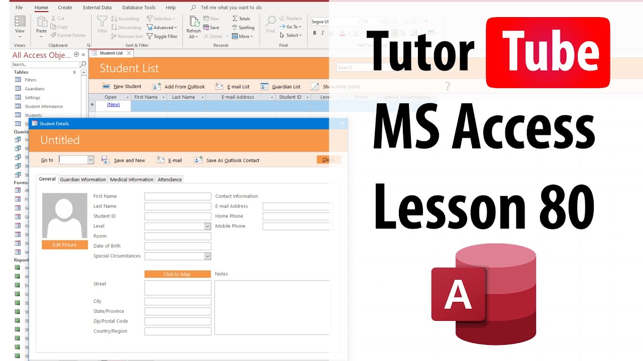 MS Access Tutorial - Lesson 80 - Importing Data from Various File Types ...