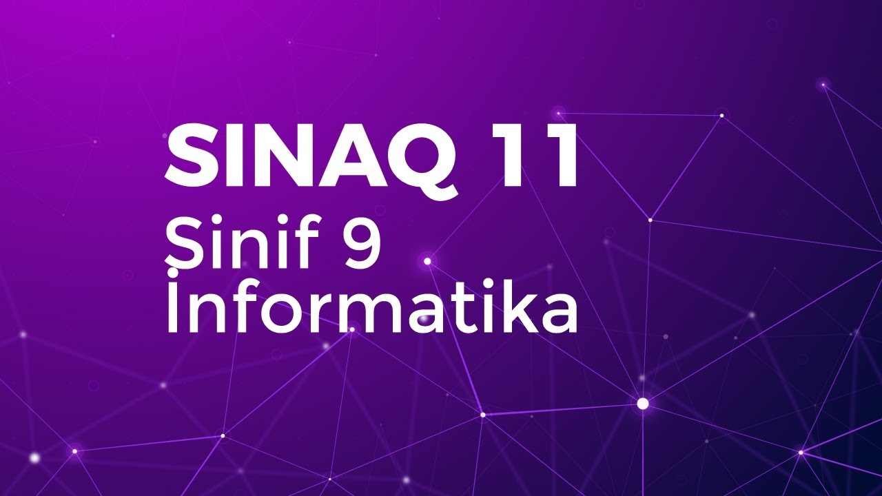 İnformatika 9 cu sinif   Güvən Sınaq 11 Qrup fənləri üzrə