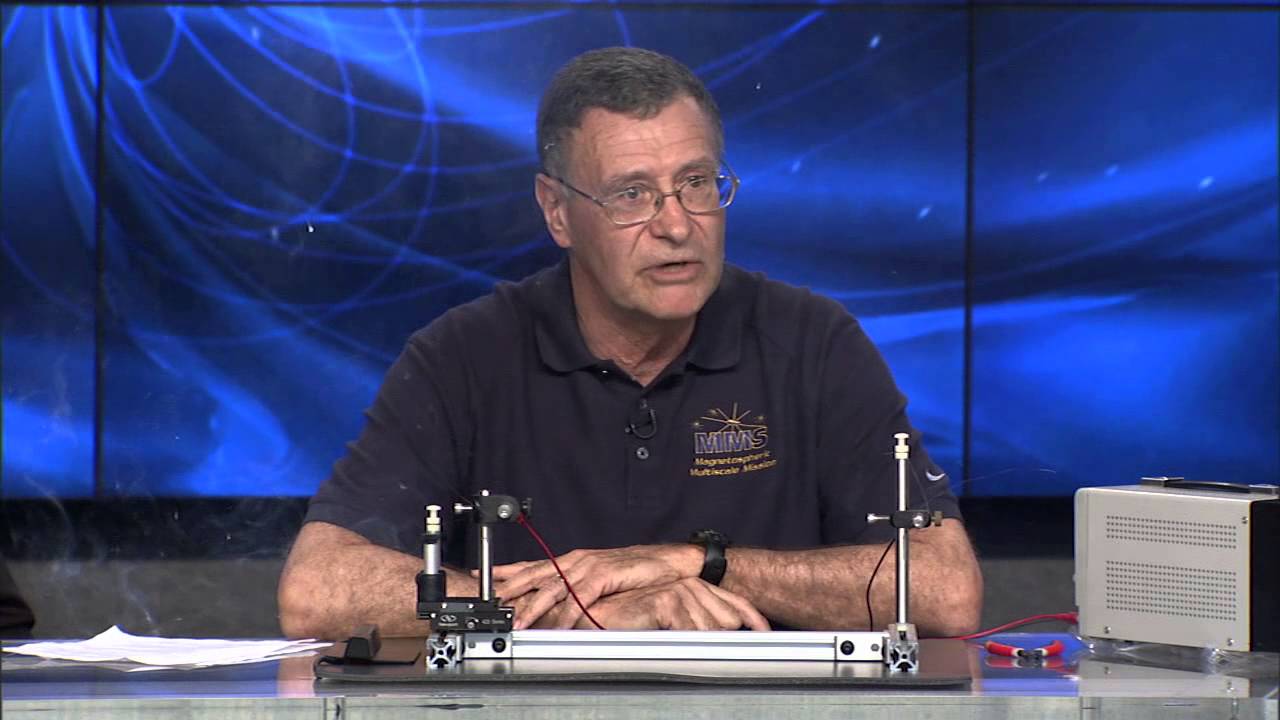 MMS Researcher Demonstrates Wire Experiment - YouTube