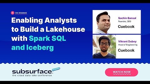 How to Use Spark SQL & Iceberg to Create a Data Lakehouse for Analytics