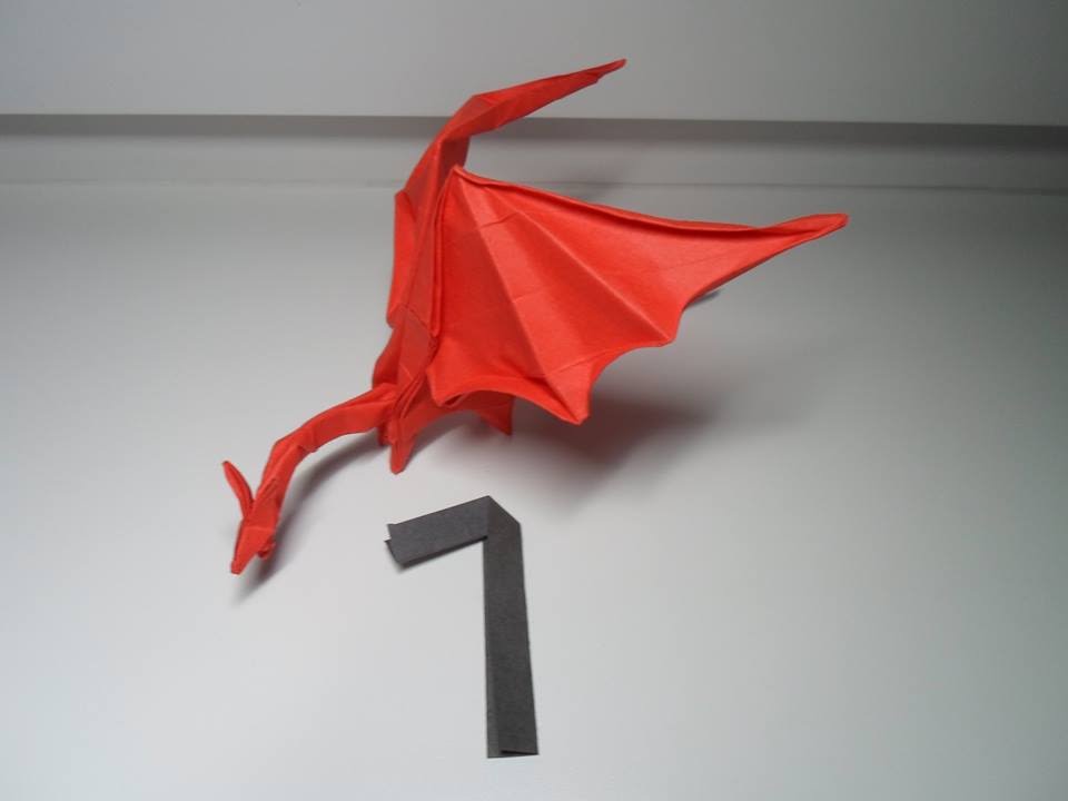 Origami simple dragon tutorial (Shuki Kato) part 1 YouTube