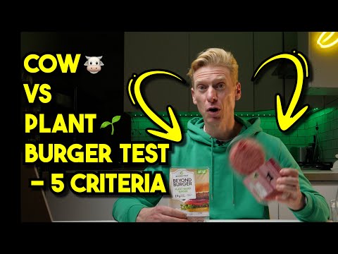 Cow burger 🐮 vs plant burger 🌱 tested on 5 criteria - WHICH ONE IS BEST?