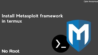 Install Metasploit framework in termux. No root. |#Metasploit||#CyberAnonymous| Guide