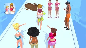 Makeover Run Gameplay Walkthrough 👗👜💄 | Levels 9-10 | android & iOS Makeover Run mobile game