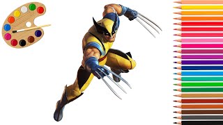 Wolverine coloring pages / Avengers coloring / Superhero Coloring pages