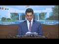 وزير الإعلام اللبناني بول مرقص يتلو بيان مجلس الوزراء بتاريخ 05 09 2025