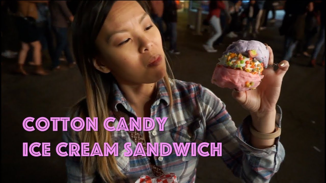 Cotton Candy Ice Cream Sandwich Vlog 98 YouTube