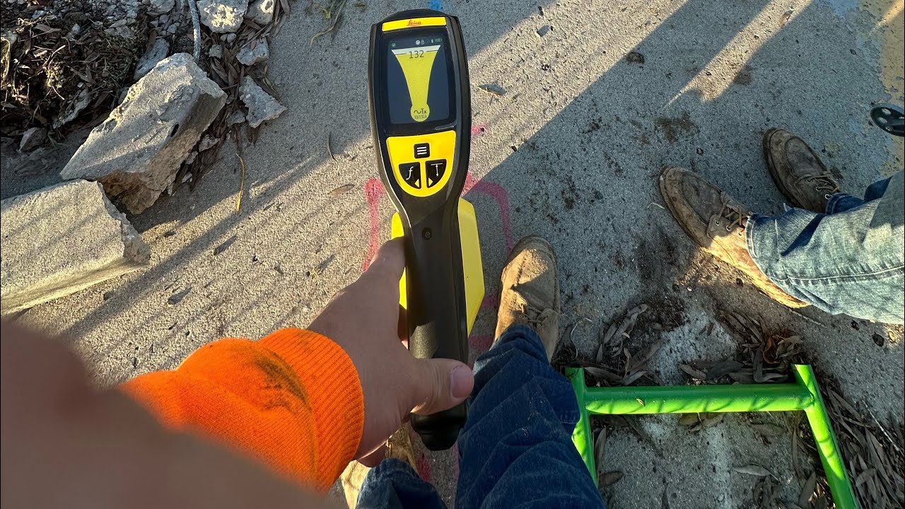 Обнаружение участка водопровода, прокладка кабеля 325.