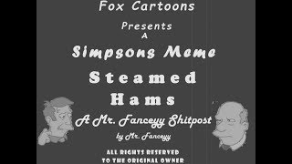 Steamed Hams but its a vintage black white cartoon from 1929