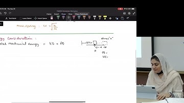 Chap 7.1.1 Derive the equation of a SHM mass spring system - the energy way