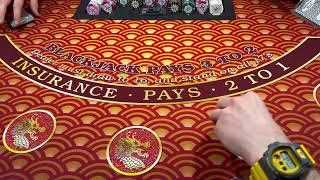 DOUBLE DECK BLACKJACK $3,000 BUY IN Tutorial