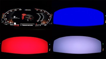 BMW X3 G01 - Digital Instrument Cluster (Kombi) Self Test #bmw #automobile #instrumentcluster #auto
