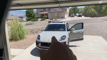 How to pair your Porsche Macan to your garage door!