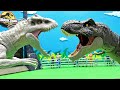Dinosaur Battle In Jurassic Park | T-Rex Vs Indominus Rex 쥬라기월드 공룡 배틀