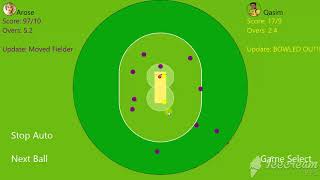 Cricket Simulator Java Game