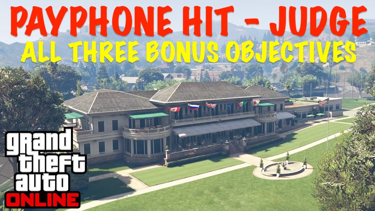 Judge Payphone Hit - all three bonus objectives (GTA Online)