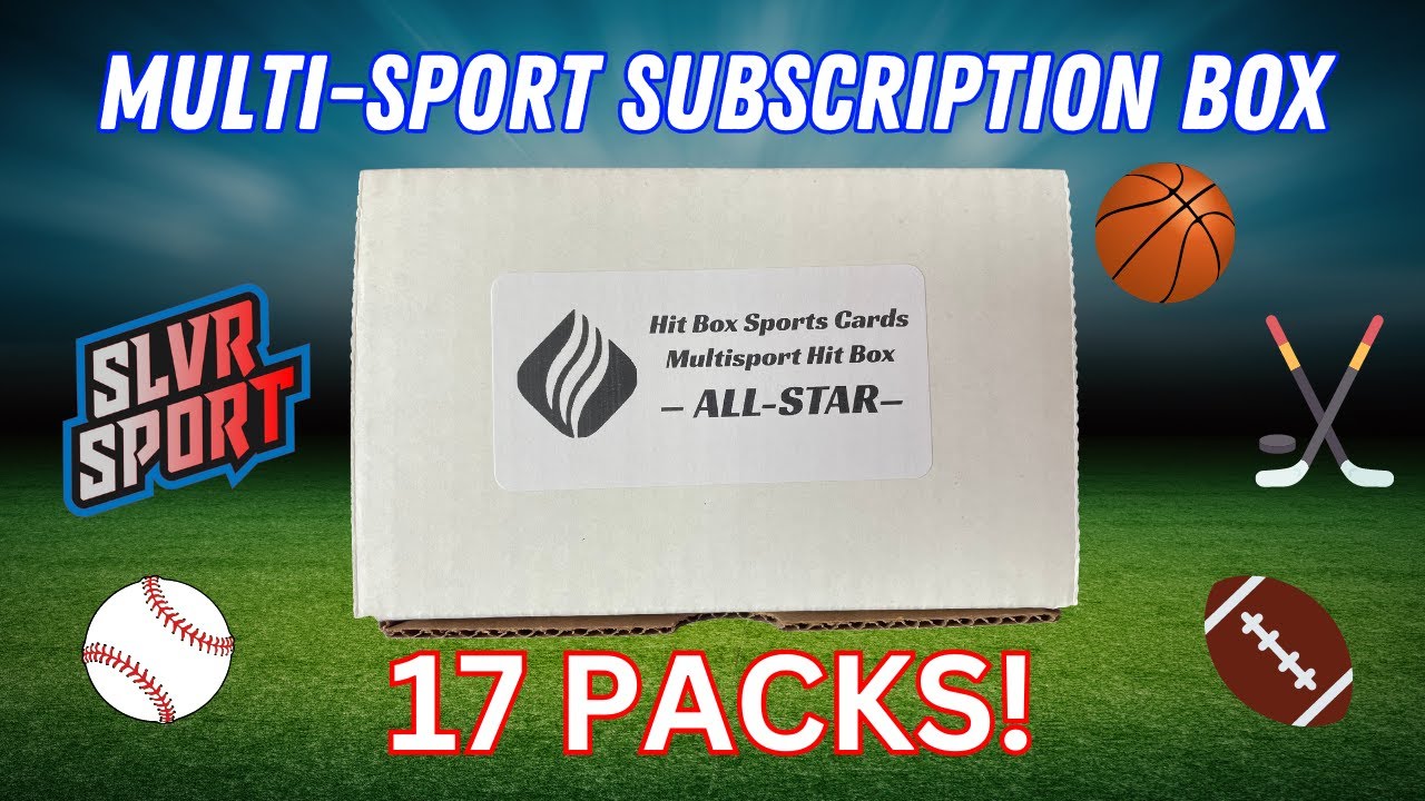 Hit Box Sports Cards MultiSport AllStar Pack Subscription Box May
