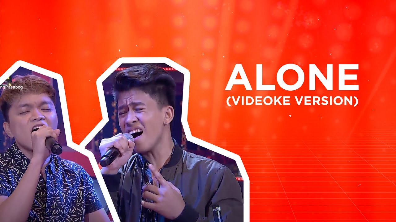 Alone (Sing Galing Videoke Version) Minus One YouTube