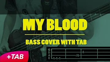 MY BLOOD - twenty one pilots (BASS COVER + TAB in Video)