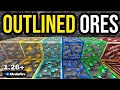 BEST Outlined Ores Addon for MCPE 1.26+ 💎 Find Diamonds Easily!