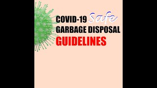 COVID 19 GARBAGE COLLECTION GUIDELINES