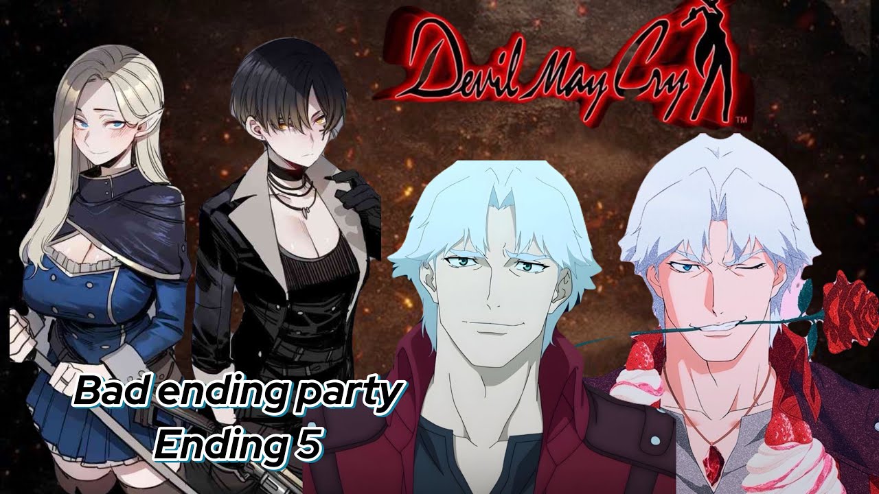 NTR Bad Ending Party React to Lihan as Dante sparda || Ending 5 