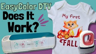 Testing Siser Easy Color DTV Printable Vinyl with Cricut / Printable Heat Transfer Vinyl