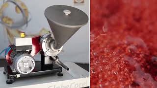Produção de geleia com moinhos coloidais CLM da GlobeCore