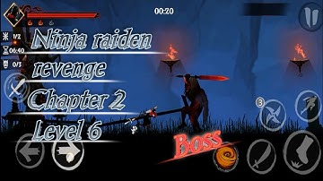Ninja raiden revenge, Chapter 2 ninja challenge, Level 6 boss fight without dying