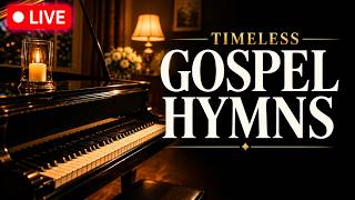 🔴 LIVE: Timeless Gospel Hymns | Peaceful Solo Piano Hymns