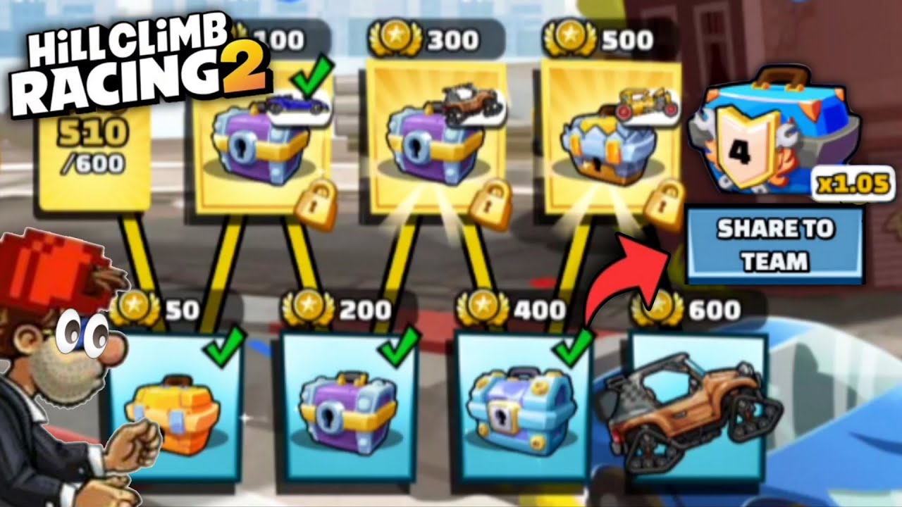 Hill Climb Racing 2 - PUBLIC EVENT 2.0! [1.71.1] THE NEW TEAM CHEST IS THE BEST!?