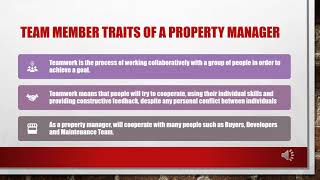 REM 317- The Team Members Traits as a Property Manager