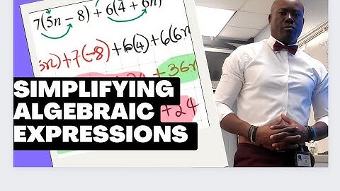 Algebra 1: Simplifying Algebraic Expressions #dellymathsconcepts #fast #cxcmaths #fsa #gcse
