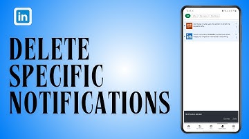 How to Delete Specific Notification LinkedIn