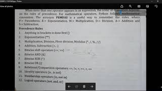 SYBSCIT SEM3 MODES, COMMENT - PYTHON PROGRAMMING