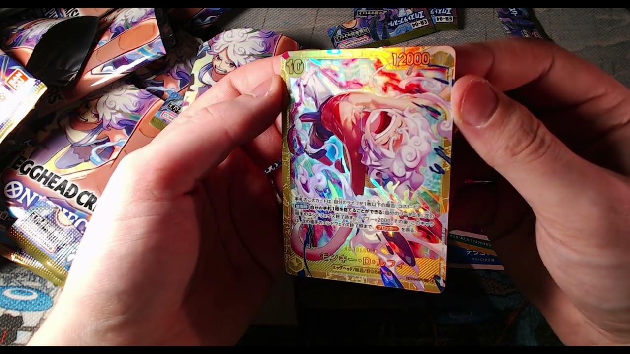 Opening EB04 Egghead Crisis! One Piece Card Game