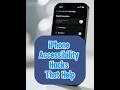 iPhone Accessibility Hacks That Help