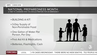National Preparedness Month: Make a plan and build a kit in case of emergencies