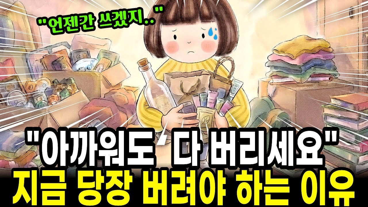 인생을 바꾸고싶다면 안 쓰는 물건부터 당장 버리세요 ㅣ 60세까지는 아까워도 다 버려야하는 진짜 이유
