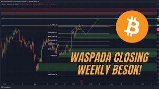 WASPADA! PREDIKSI BITCOIN UNTUK CLOSE CANDLE BESOK‼️