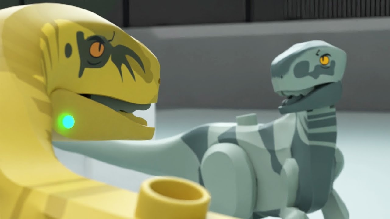Atrociraptors escape the maze | LEGO | Chaos theory season 4 | 3D animation