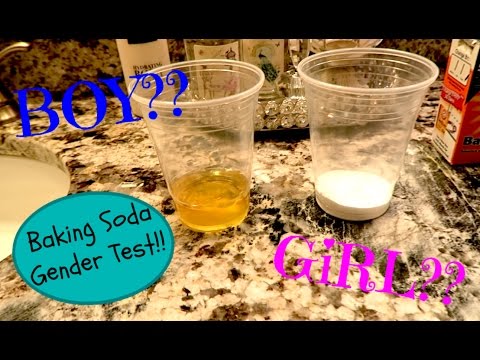 Baking Soda Gender Test!!