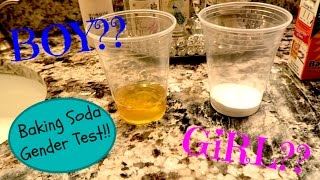 Baking Soda Gender Test!!