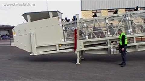 TS 532 Radial Telescopic Conveyor - Road Mobile