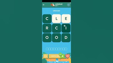 Wordbrain 2 Jungle Event Day 1 2022 Answers