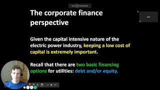 ES 300 - Utility Death Spiral - Corporate Finance Perspective
