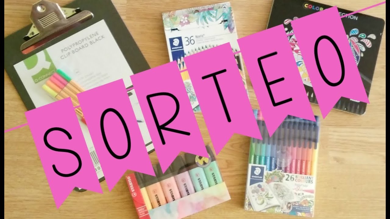 SORTEO INTERNACIONAL MATERIAL ESCOLAR CERRADO