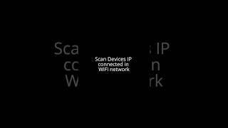 Scan Devices IP connected in WiFi network screenshot 1