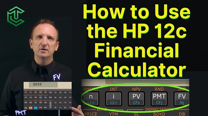 How to Use the HP 12c Financial Calculator Buttons & Functions